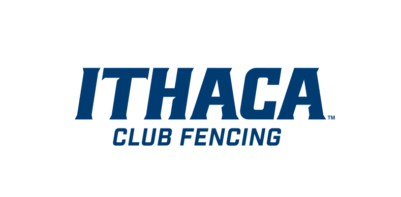 Ithaca Club Fencing, blue with white outline variant, cell 465