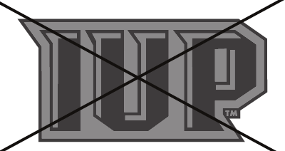 IUP logo, wrong color variant