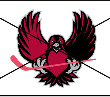 hawk head with hockey stick, full color variant, cell 1