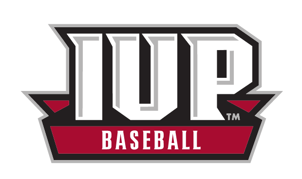 IUP logo, Baseball lockup variant