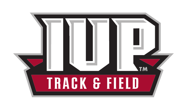 IUP logo, Track & Field lockup variant