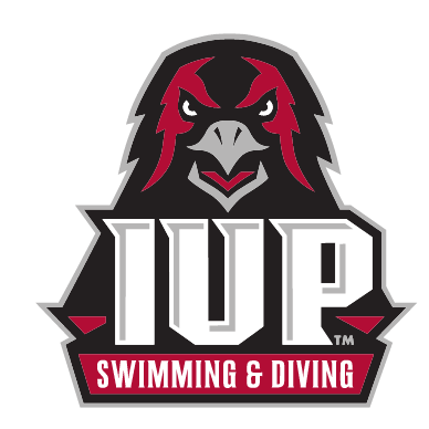 IUP Crimson Hawk, Swimming & Diving lockup variant