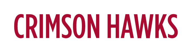 CRIMSON HAWKS, crimson on white variant