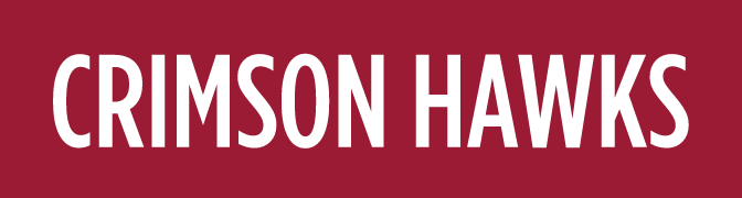 CRIMSON HAWKS, white on crimson variant