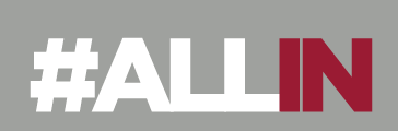 #ALLIN, white and red variant