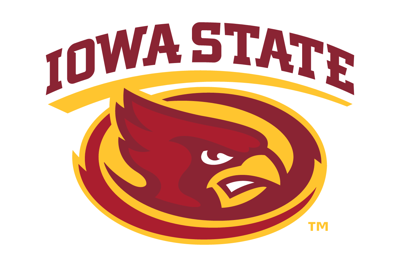 Iowa State lockup, color on white variant, cell 18