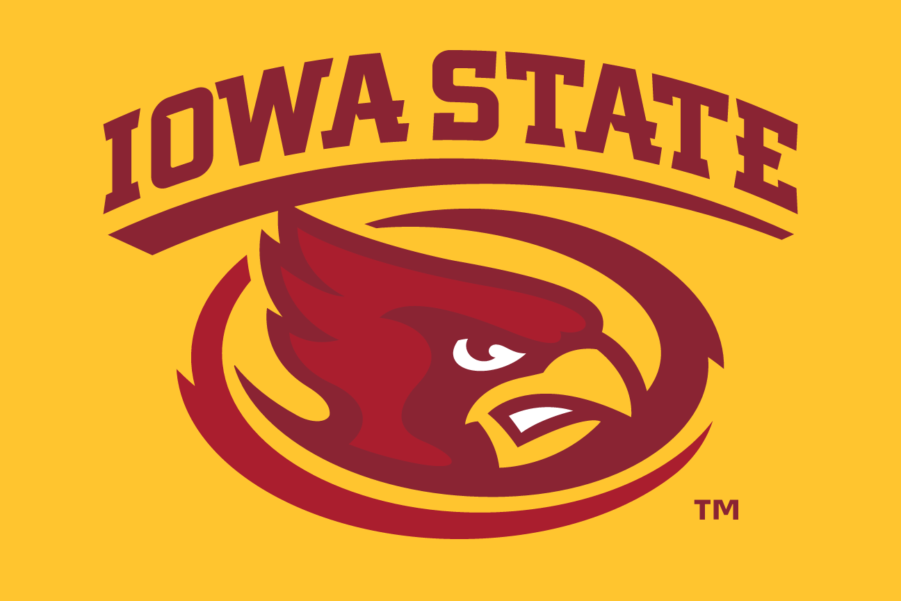 Iowa State lockup, color on gold variant, cell 20