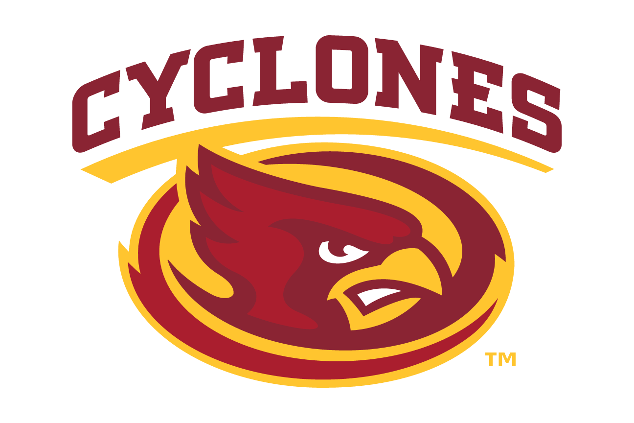 Cyclones lockup, color on white variant, cell 23