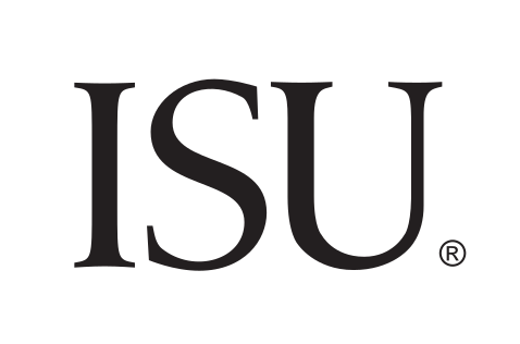 ISU lettermark, black variant, cell 70