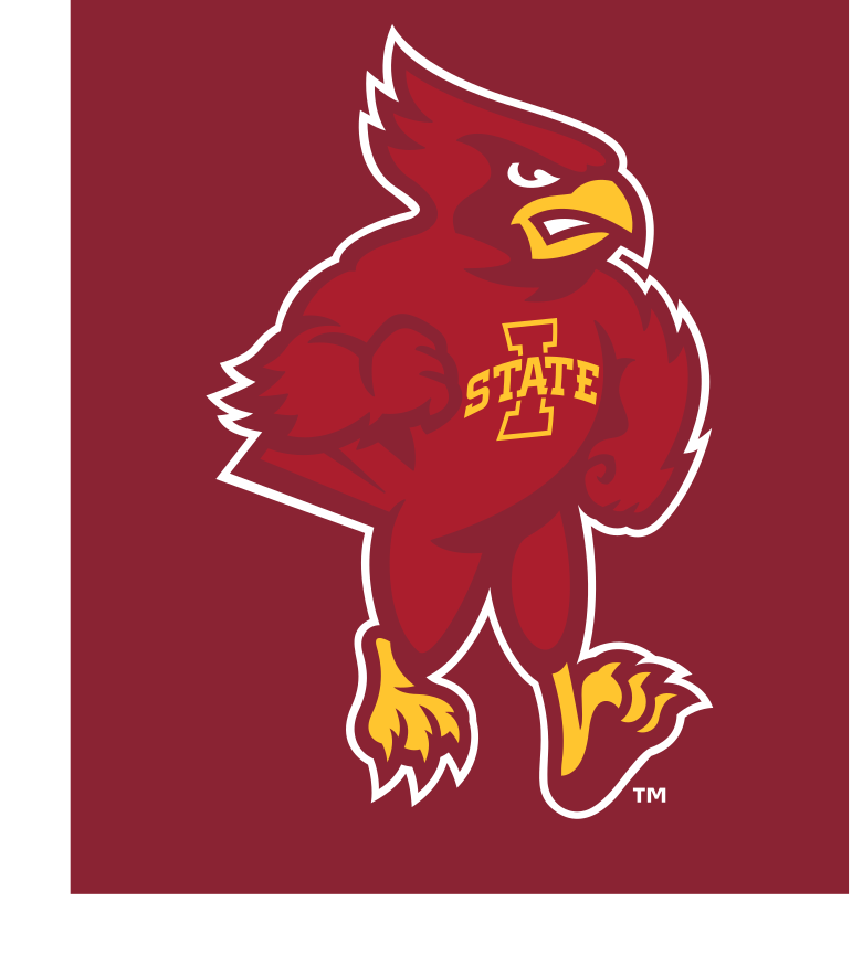 full-body mascot, color on cardinal variant, cell 34