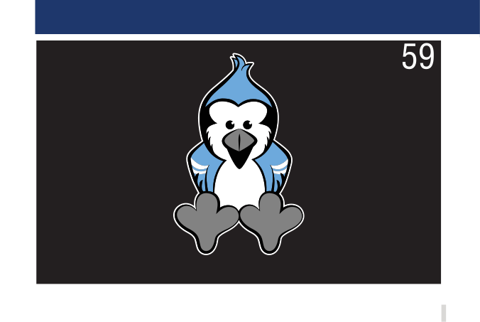 Baby Jay, full body color on black variant, cell 59