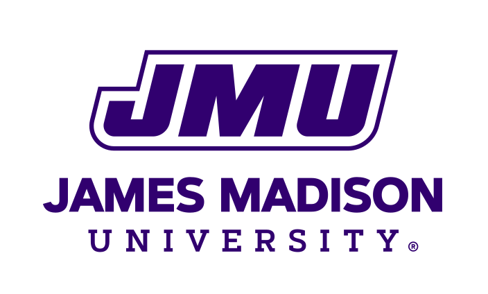 JMU James Madison University, stacked color variant, cell 32