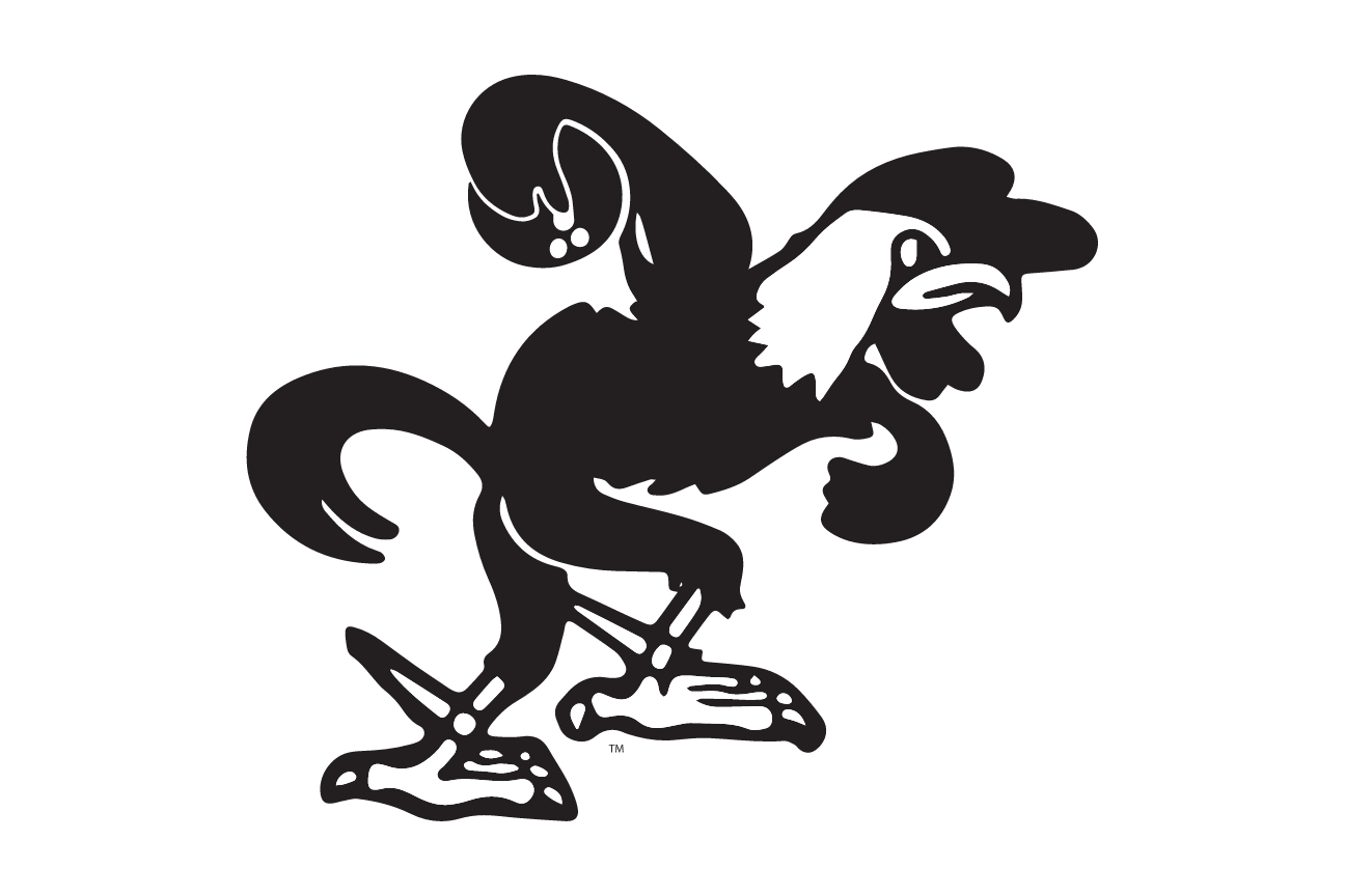mascot caricature, Bowling, black variant, cell 84