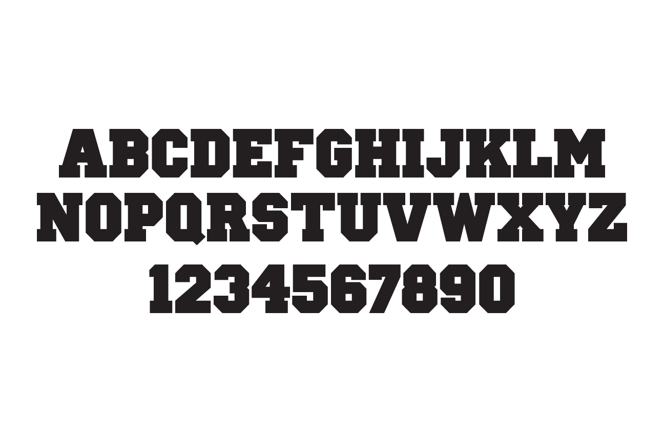 font system, black variant, cell 100