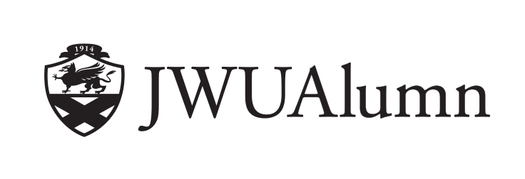 JWUAlumni logo, black variant, cell 13