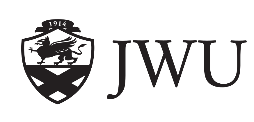 JWU Acronym Mark, black variant, cell 28