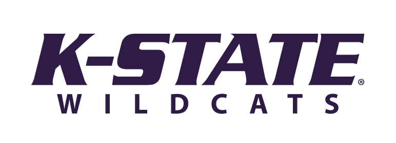 K-STATE WILDCATS wordmark, purple variant, cell 16