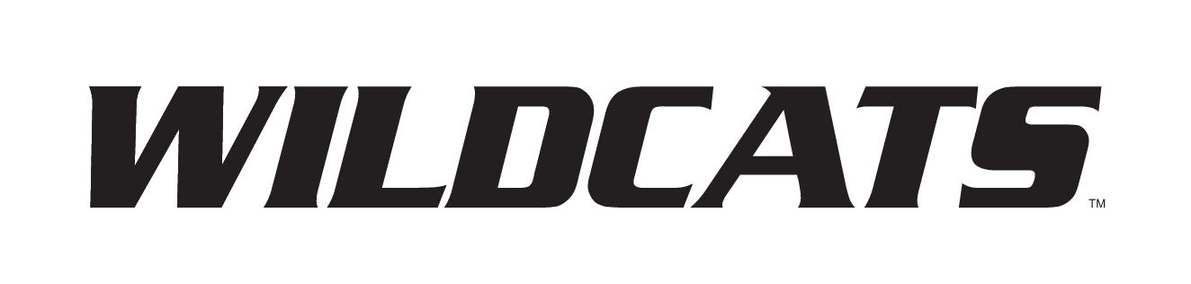 WILDCATS wordmark, black variant, cell 27