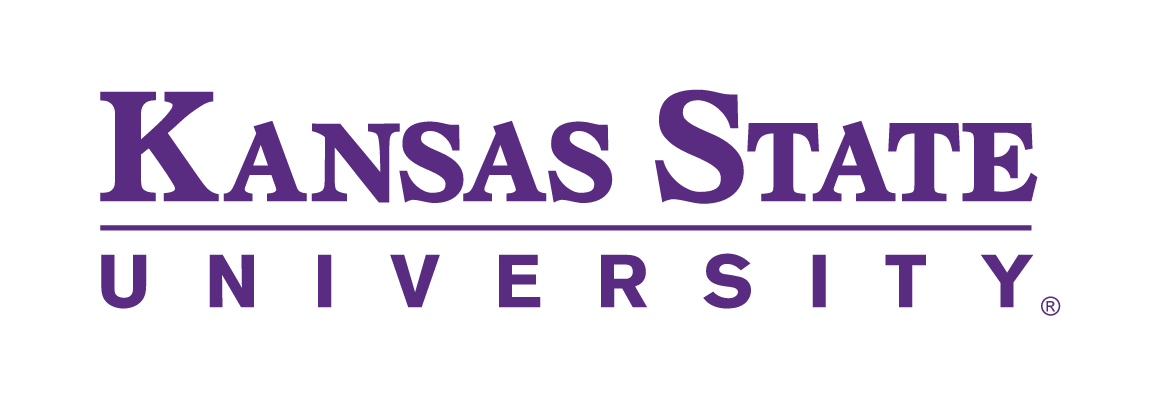 Kansas State University wordmark, purple variant, cell 29