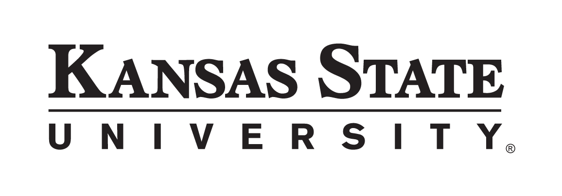 Kansas State University wordmark, black variant, cell 30