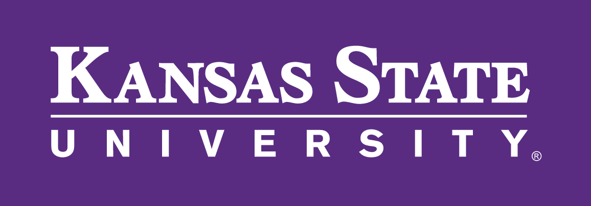 Kansas State University wordmark, white variant, cell 31