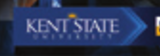 Kent State University, horizontal lockup, white variant