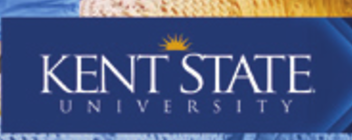 Kent State University, horizontal lockup, white variant