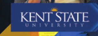 Kent State University, horizontal lockup, white variant