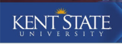 Kent State University, horizontal lockup, white variant