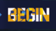 BEGIN, wordmark, yellow/white variant