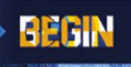 BEGIN, wordmark, yellow/white variant