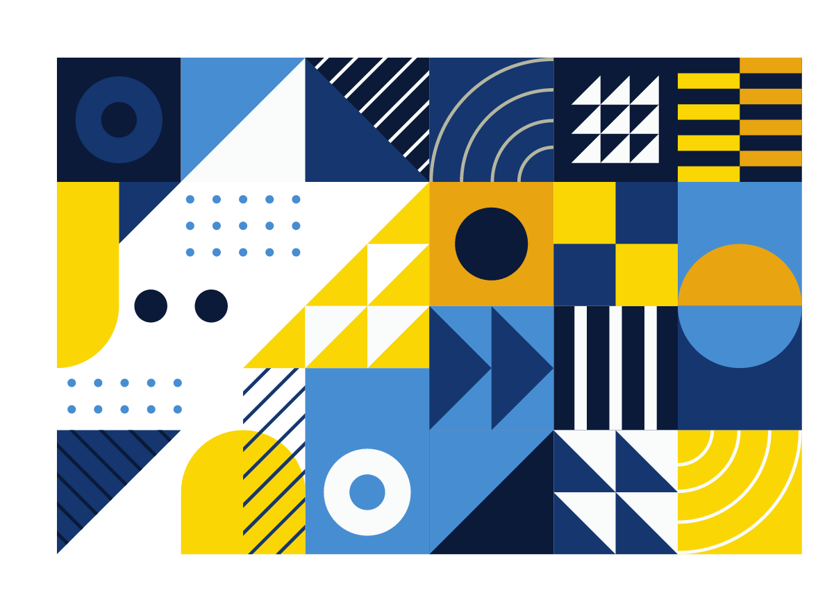 mosaic tiles, multi-color variant
