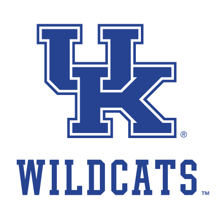Interlocking UK with Wildcats wordmark, blue outline variant