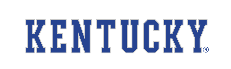 KENTUCKY wordmark, blue on white variant