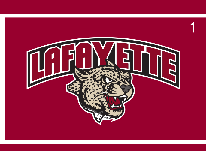 secondary logo, full color on maroon variant, cell 12