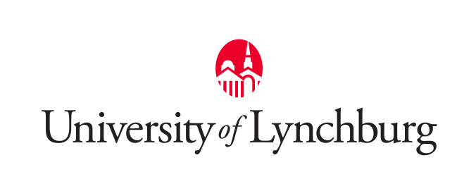 University of Lynchburg logo, horizontal small icon, red/black variant, cell 4