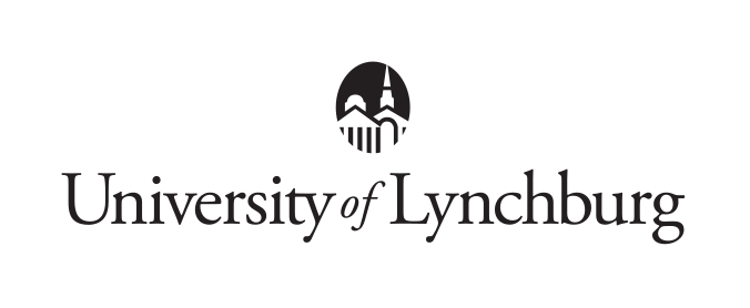 University of Lynchburg logo, horizontal small icon, black variant, cell 5