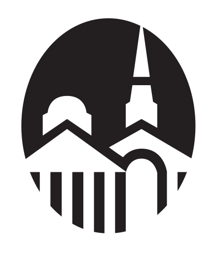 University of Lynchburg seal rendition, black variant, cell 16