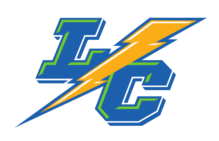 Lehman College LC lettermark, color variant, cell 9