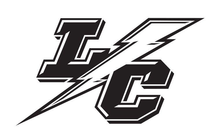 Lehman College LC lettermark, black variant, cell 11