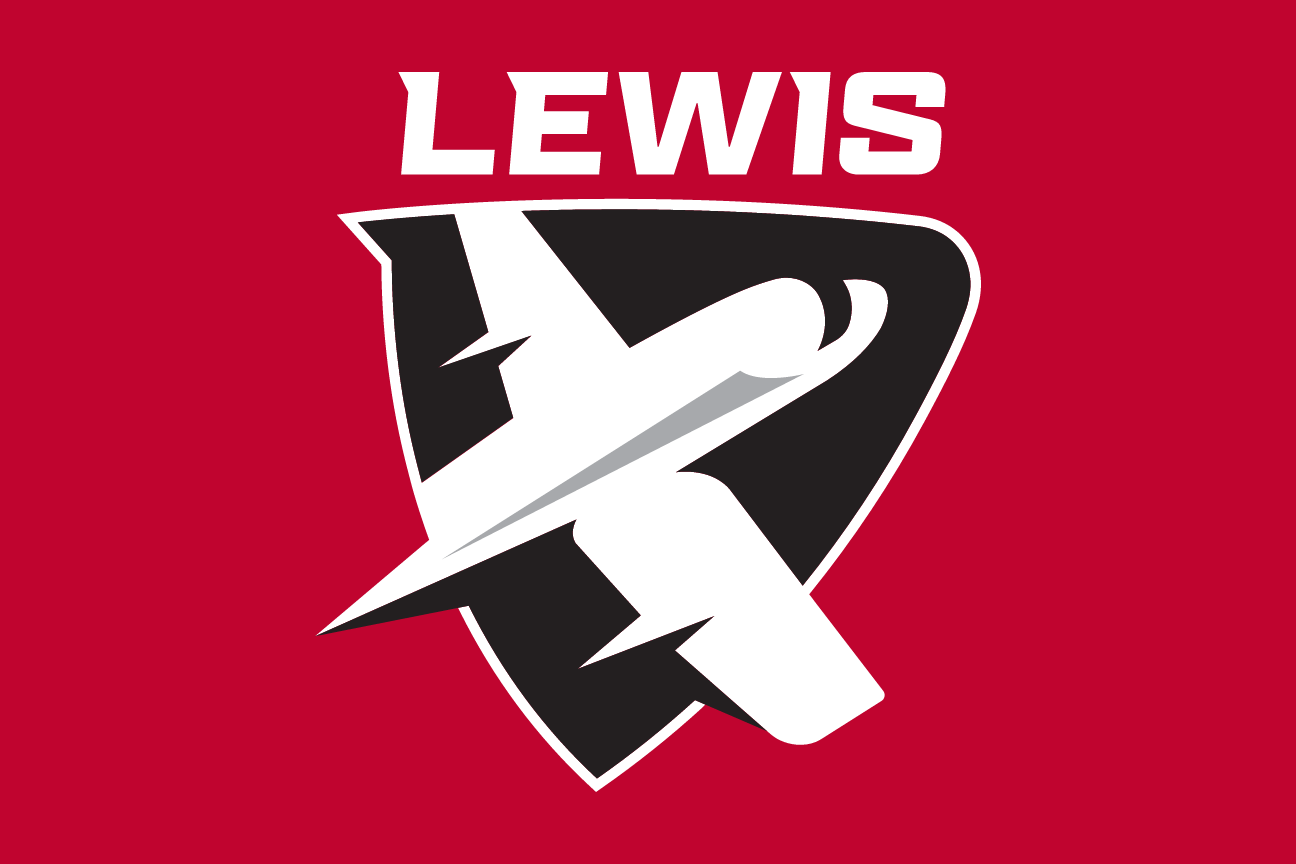 Lewis secondary mark, white/gray on red variant, cell 13