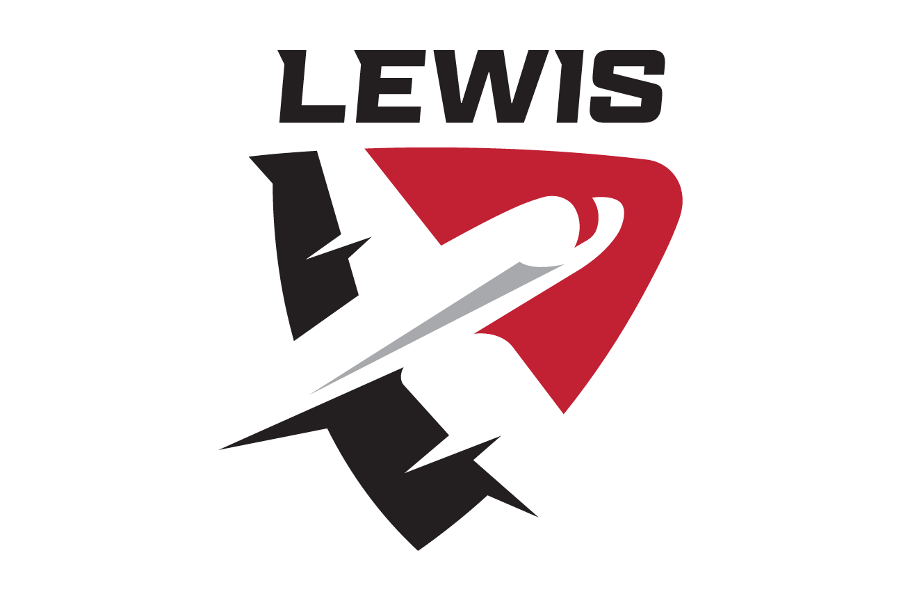 Lewis secondary mark, red/gray on white variant, cell 14