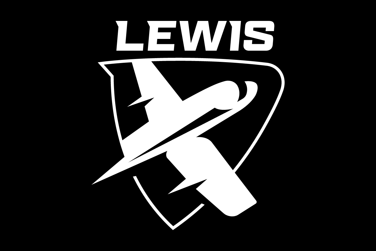 Lewis secondary mark, white on red variant, cell 16