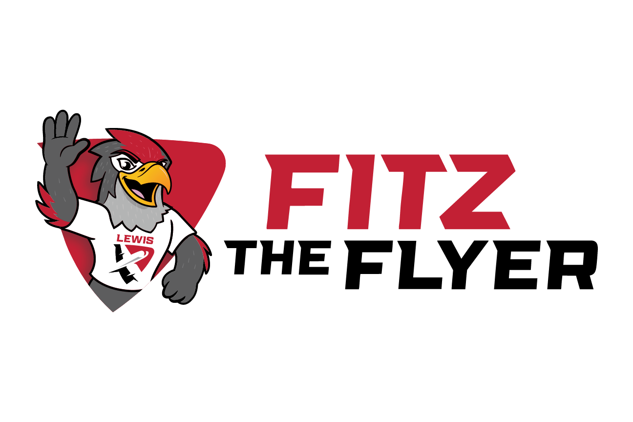 @LEWISFLYERS social handle, white on red variant, cell 73