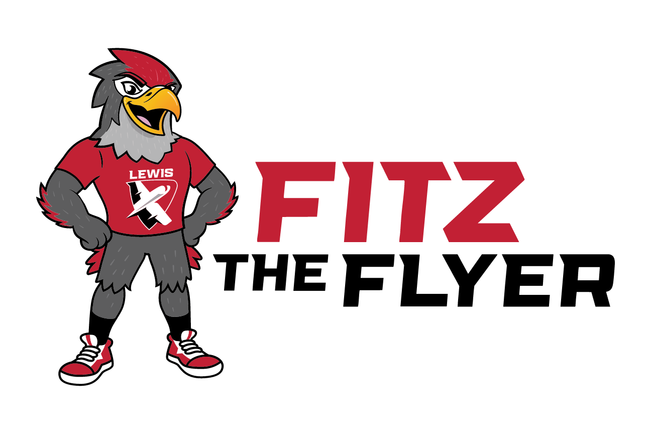 @LEWISFLYERS social handle, red on black variant, cell 74