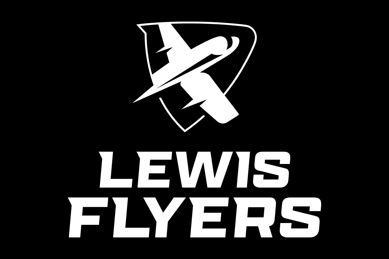 Lewis University Belltower logo, black variant, cell 88