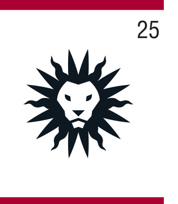 LMU Spirit Mark, black on white variant, cell 25