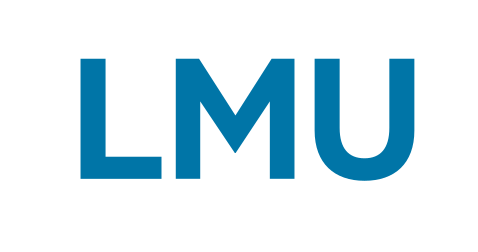 LMU wordmark, blue serif variant, cell 46