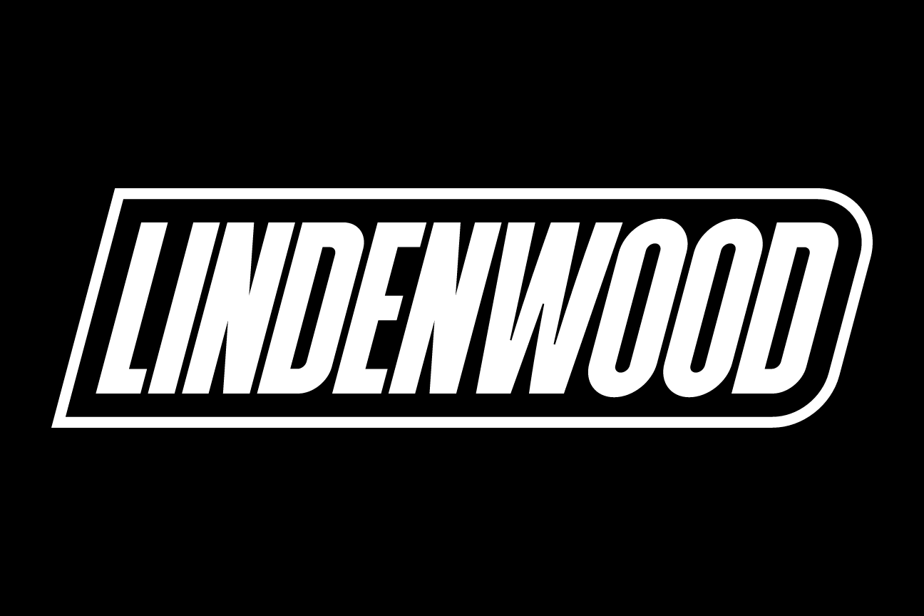 wordmark, white on black variant, cell 18