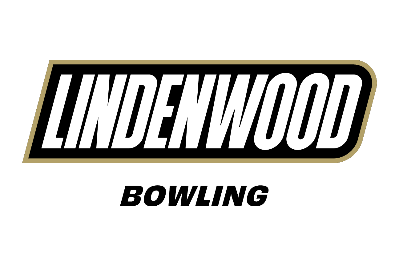 Lindenwood Bowling, wordmark lockup on white variant, cell 67